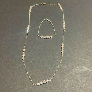 Jewelry set.Handmade.Bracelet and necklace.